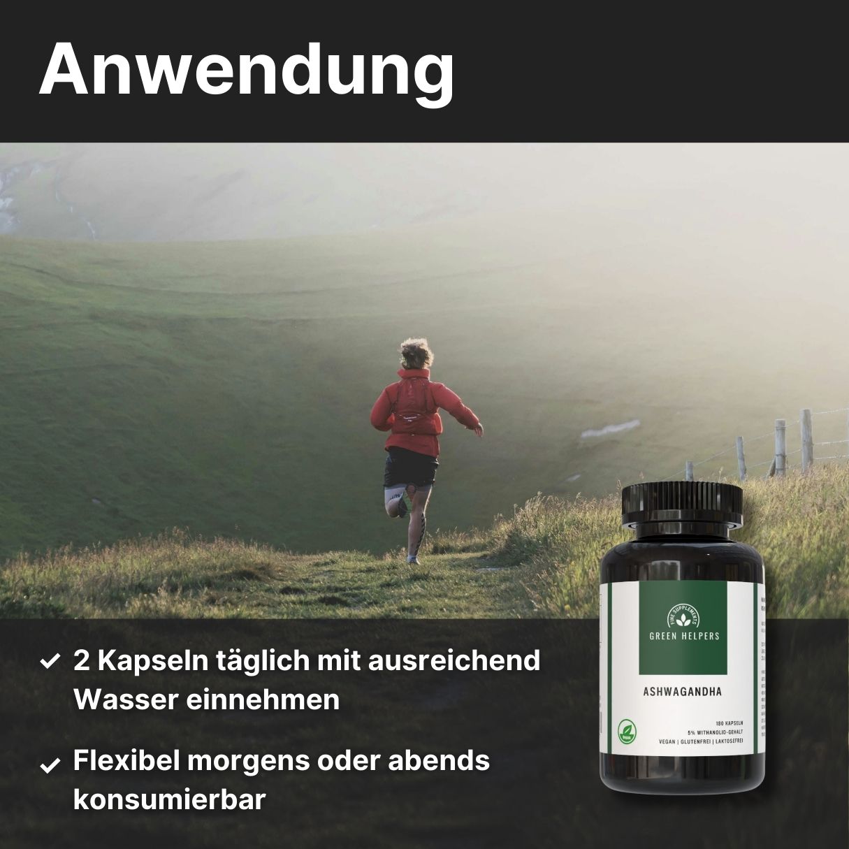 Ashwagandha Kapseln kaufen  Anwendung
