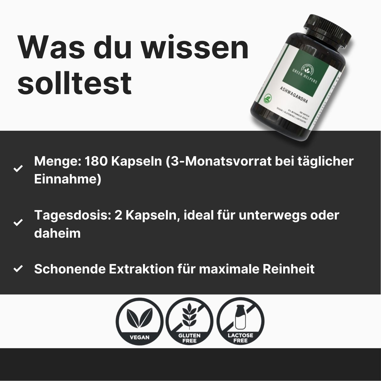 Ashwagandha Kapseln kaufen  Wissen