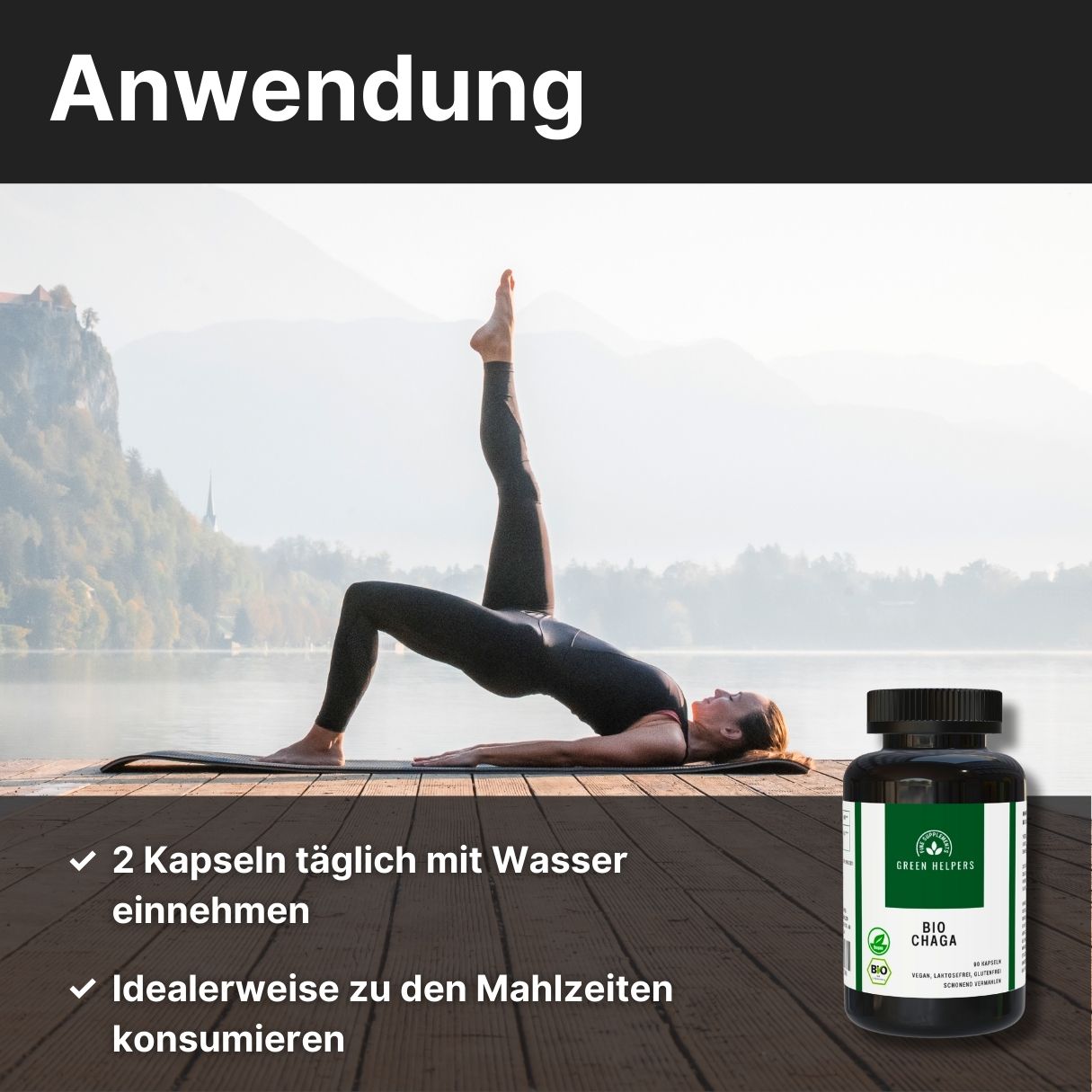 Chaga Kapseln kaufen Bio Vitalpilz Anwendung