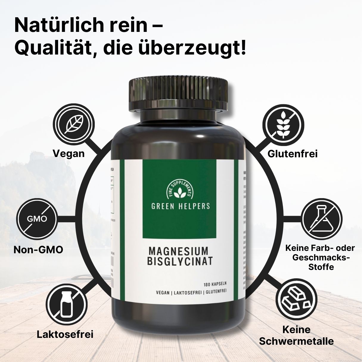 Magnesium-Bisglycinat kaufen 180 Kapseln Magnesium-Glycinat kaufen Fakten