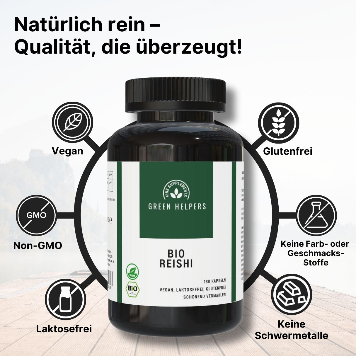 Reishi Kapseln kaufen Bio Vitalpilz Fakten