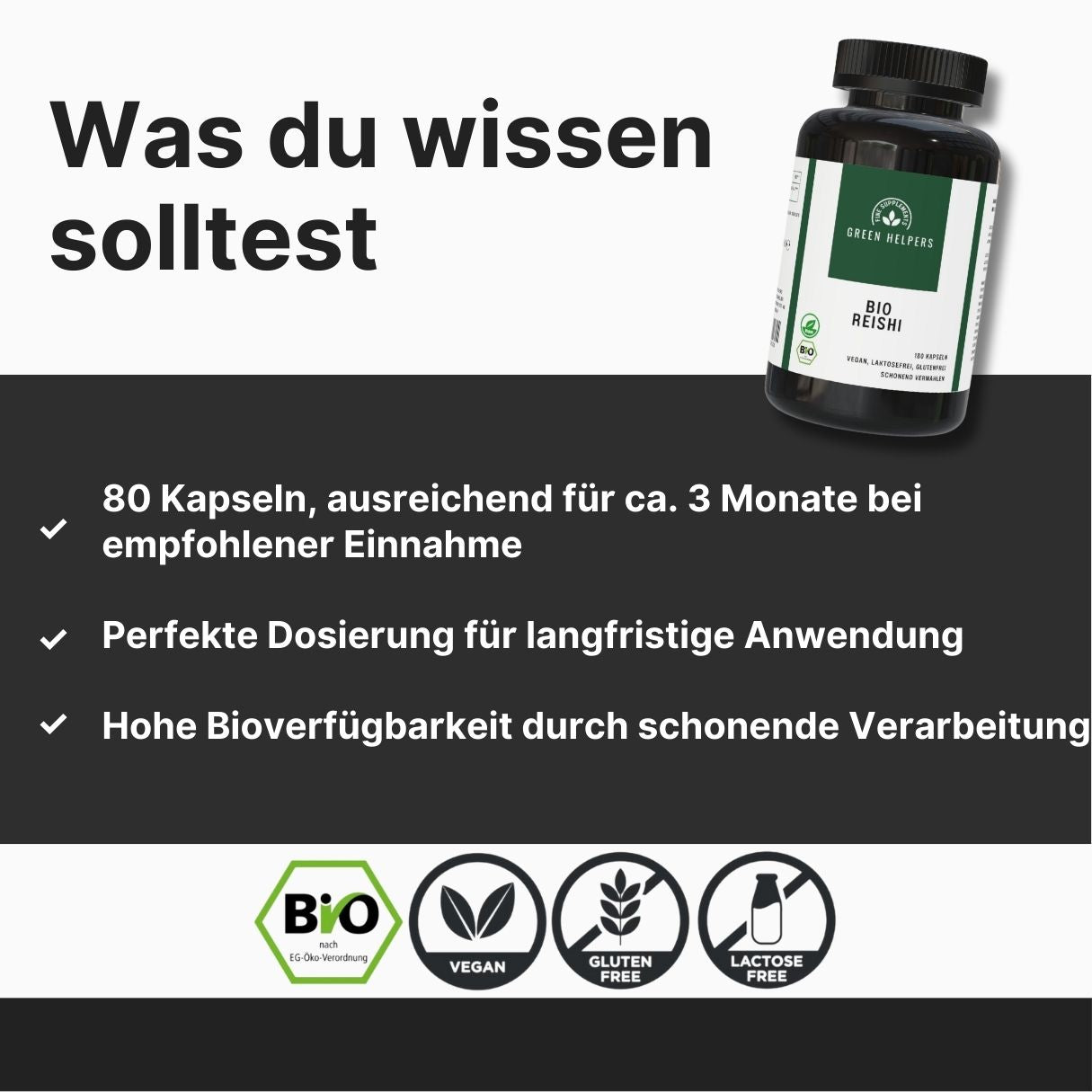 Reishi Kapseln kaufen Bio Vitalpilz Wissen