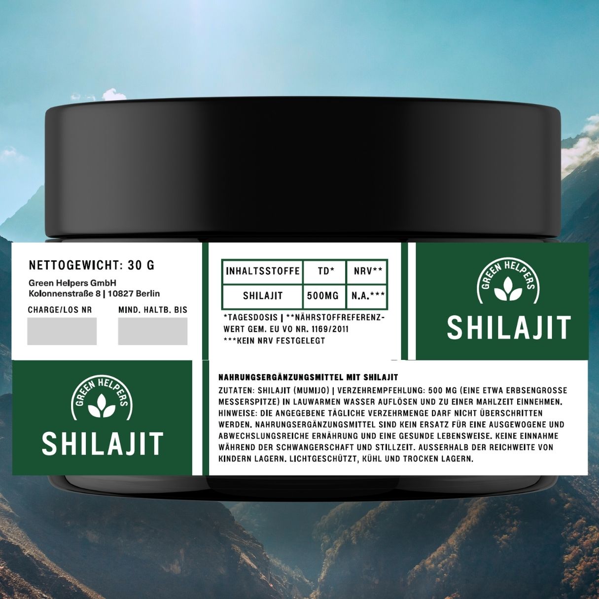 Shilajit kaufen Mumijo Etikett